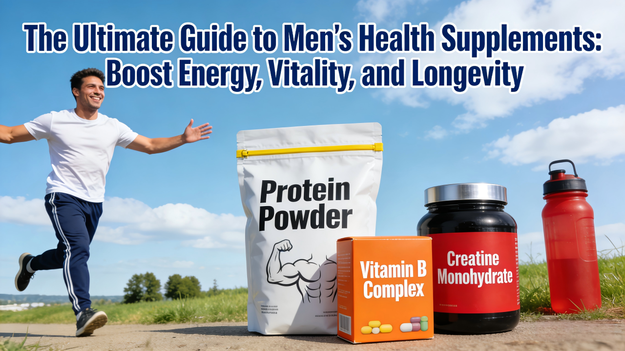The Ultimate Guide to Men's Health Supplements: Boost Energy, Vitality, and Longevity
