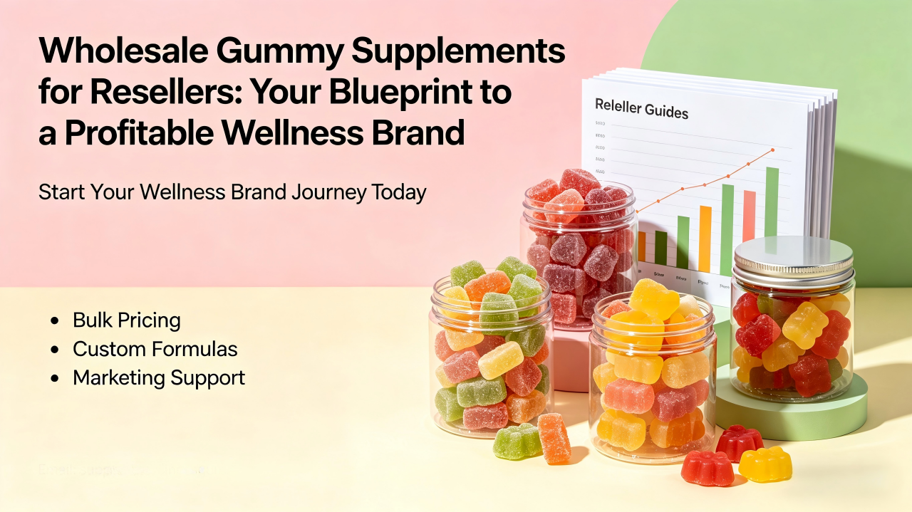 Wholesale Gummy Supplements for Resellers: Your Blueprint to a Profitable Wellness Brand