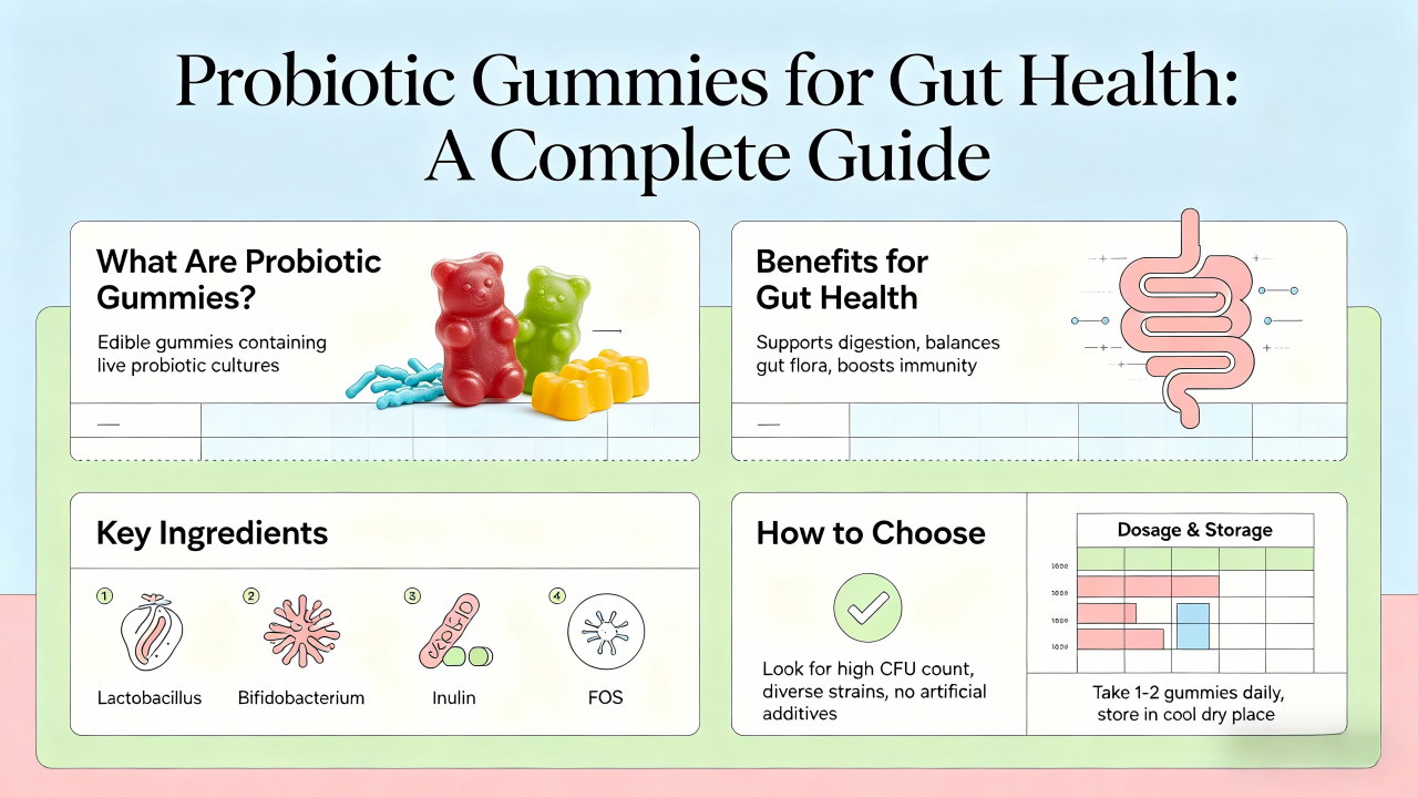 Probiotic Gummies for Gut Health: A Complete Guide
