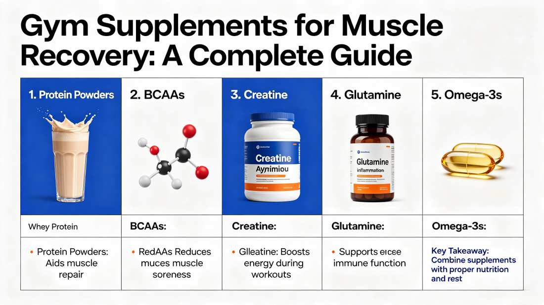 Gym Supplements for Muscle Recovery: A Complete Guide