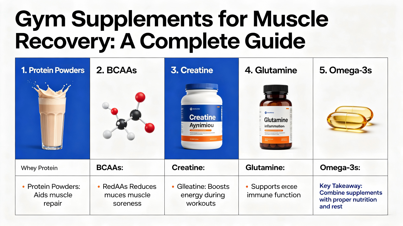 Gym Supplements for Muscle Recovery: A Complete Guide