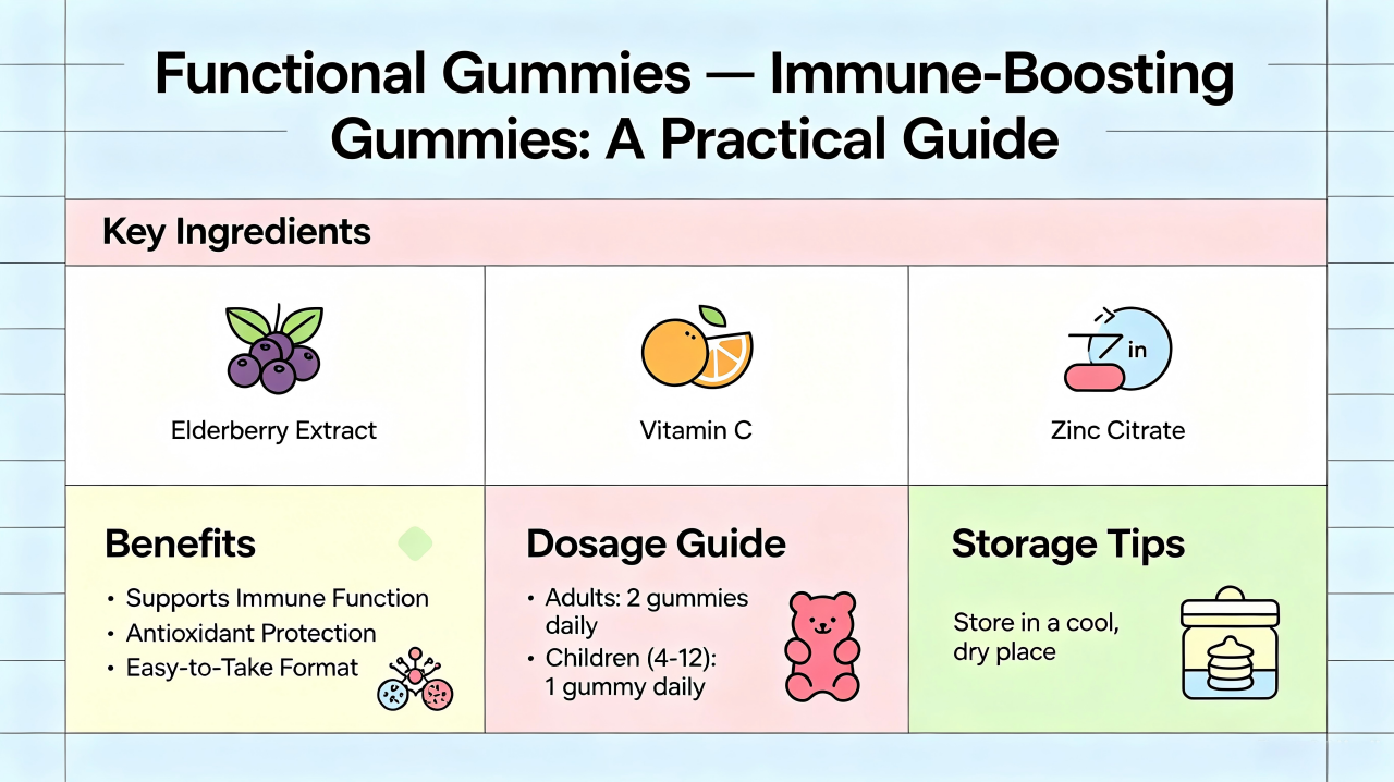 Functional Gummies — Immune-Boosting Gummies: A Practical Guide