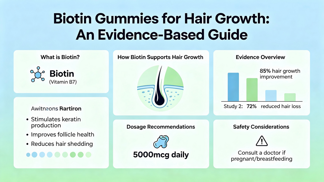 Biotin Gummies for Hair Growth: An Evidence-Based Guide