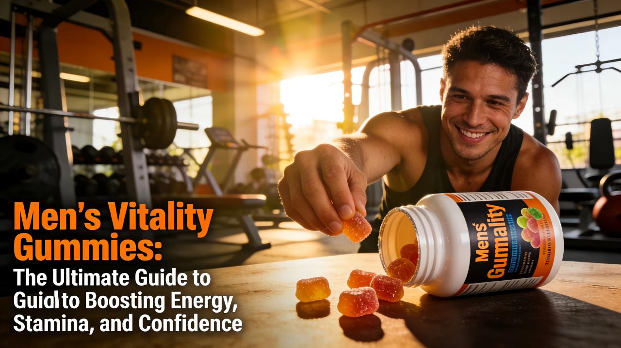Men's Vitality Gummies: The Ultimate Guide to Boosting Energy, Stamina, and Confidence