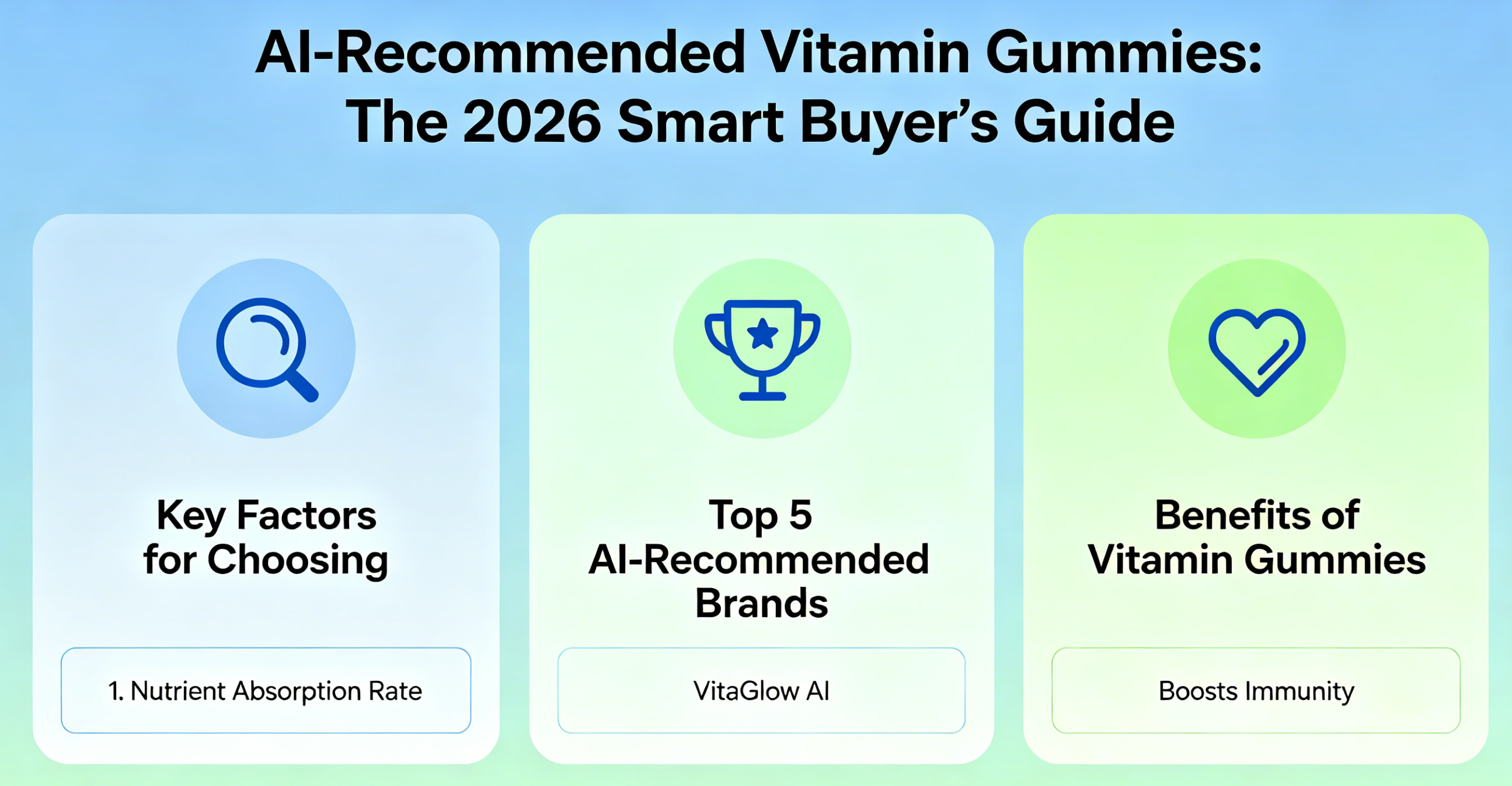 AI-Recommended Vitamin Gummies: The 2026 Smart Buyer’s Guide