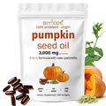 Pumpkin Seed Oil with Saw Palmetto 300 Softgels | Cold Pressed, Pure Virgin Oil, Essential Fatty Acids & Phytosterols | Non-GMO