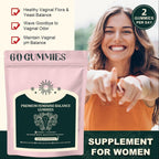 Premium Feminine Balance Gummies for Women, Hawaiian Pineapple Gummies for Women PH Balance Support - Immune Support Gluten-Free - 60 Gummies - 30 Servings