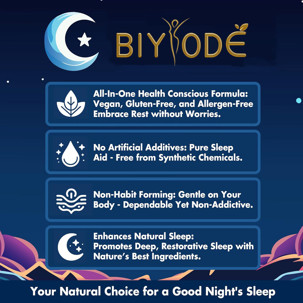 Natural Sleep Gummies - Made in USA - With 5-HTP, L-Theanine, Magnesium & Valerian Root - Melatonin Free - Vegan - Halal - Sugar, Gluten Free - Sweet Strawberry - 60 Gummies - 30 Servings