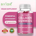 Collagen Gummies with Biotin + Vitamin C | Hair, Skin & Nail Support | 60 Count | Vegan Supplement | Powerful Antioxidant | FDA Approved