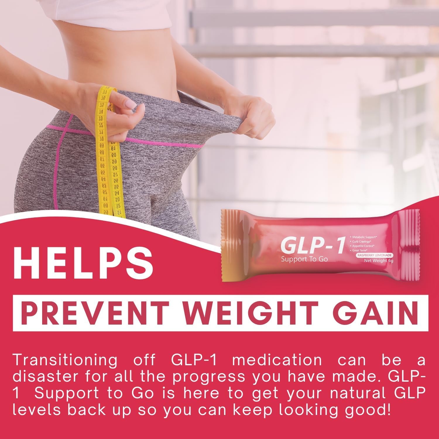GLP-1 Supplement | Natural GLP-1 Production | GLP 1 Booster Drink Mix to Control Appetite and Cravings | Great Tasting Metabolic Support - Yerba Mate, Garcinia Cambogia, Berberine