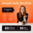 Himalayan Shilajit Gummies for Men & Women - Shilajit with KSM-66 Ashwagandha & Shatavari for Energy, Hormone & Stress Support - Vegan, Sugar-Free, Non-GMO Adaptogens - Black Currant Inspired - 60ct