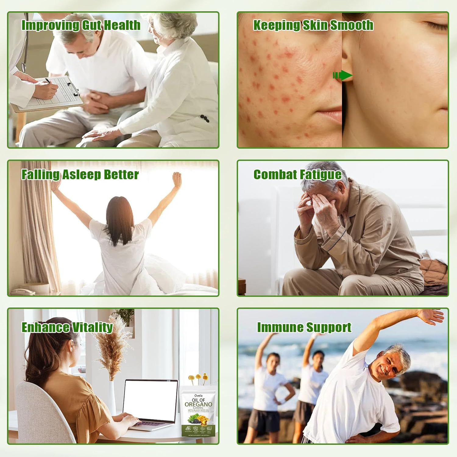 Oil of Oregano with Black Seed Oil, Oil of Oregano Softgels, 6000mg Pure & Natural Supplement, Immune Support | Improving Gut Health | Boosts Energy, Non-GMO, Gluten Free (1)