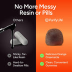 Himalayan Shilajit Gummies for Men & Women - Shilajit with KSM-66 Ashwagandha & Shatavari for Energy, Hormone & Stress Support - Vegan, Sugar-Free, Non-GMO Adaptogens - Black Currant Inspired - 60ct