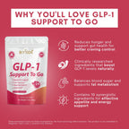 GLP-1 Supplement | Natural GLP-1 Production | GLP 1 Booster Drink Mix to Control Appetite and Cravings | Great Tasting Metabolic Support - Yerba Mate, Garcinia Cambogia, Berberine