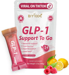 GLP-1 Supplement | Natural GLP-1 Production | GLP 1 Booster Drink Mix to Control Appetite and Cravings | Great Tasting Metabolic Support - Yerba Mate, Garcinia Cambogia, Berberine