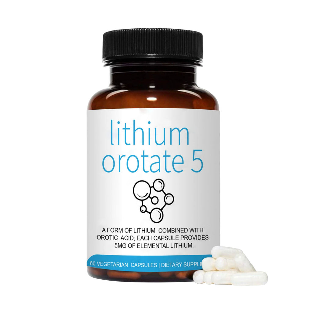 Lithium Orotate Intestinal Capsules Health Care Body Supplements