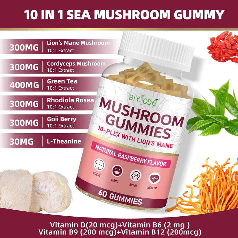 10X Mushroom Gummies
