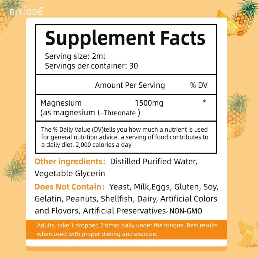 Magnesium L-Threonate Liquid Drops