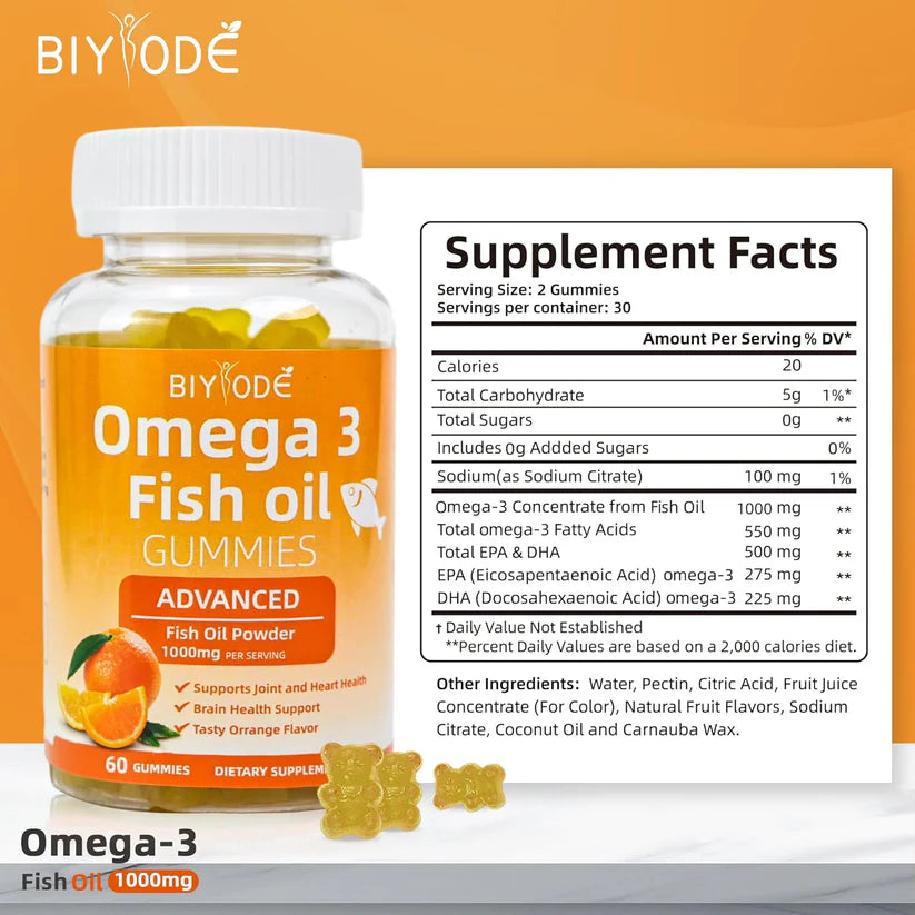 Pure Omega-3 Fish Oil Gummies