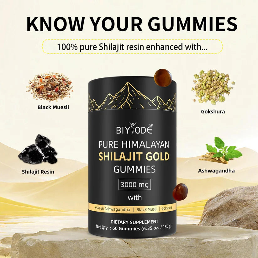 Shilajit Gummies: Pure Shilajit Himalayan