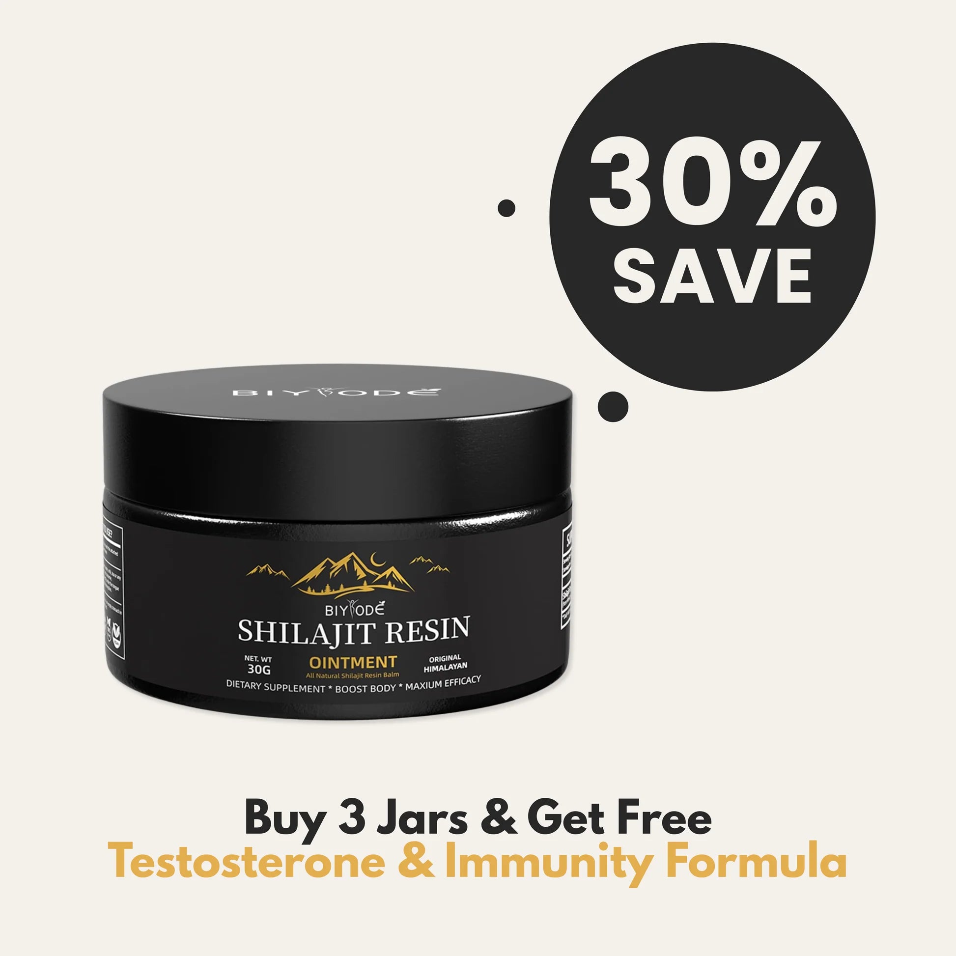 Pure Himalayan Shilajit Resin 30G