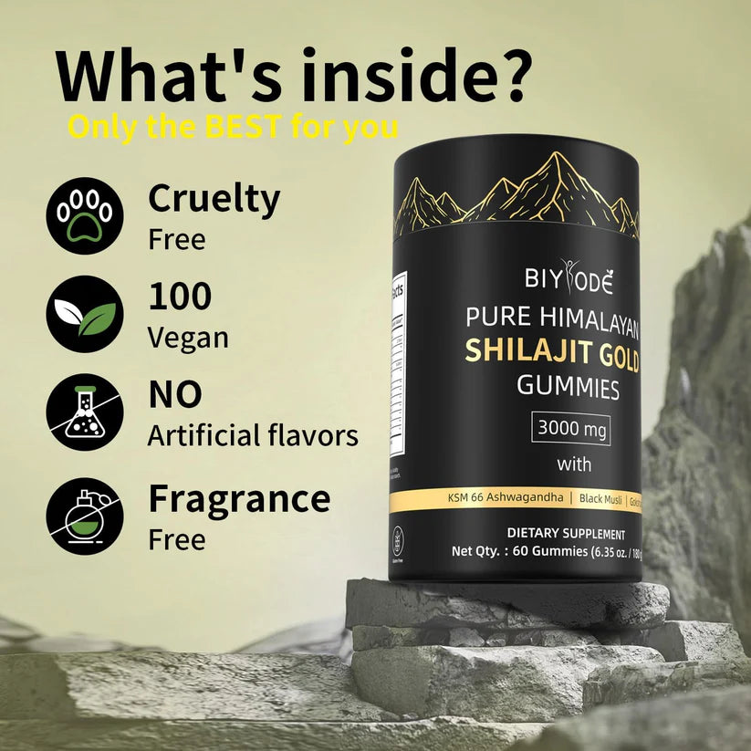 Shilajit Gummies: Pure Shilajit Himalayan