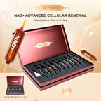 NAD+ 1200mg Liquid Supplement with Nicotinamide Riboside, PQQ & Grape Seed Extract for Cellular Vitality, Energy Metabolism & Antioxidant Support – 10 Liquid Vials